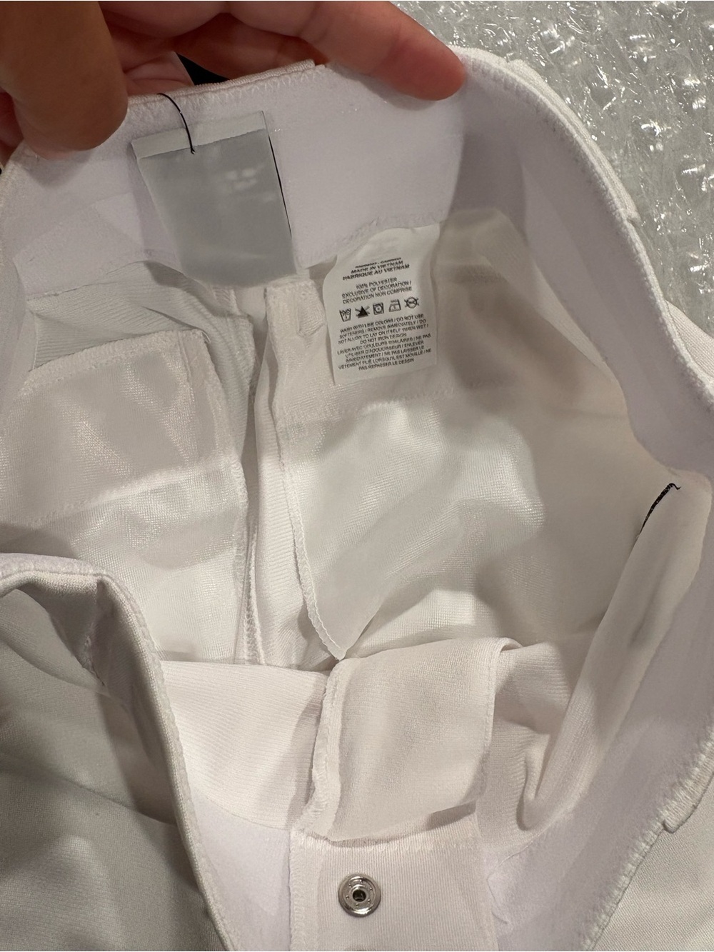 Nike Full Length Baseball Pants Solid White Youth Size XS 6/7 HQ7400-100 New - Picture 12 of 13